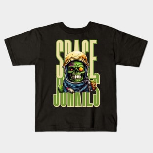 Space Junkie Skull Stoned Kids T-Shirt